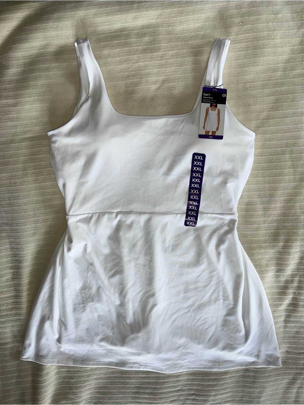 Gap Fit Active Dress in white